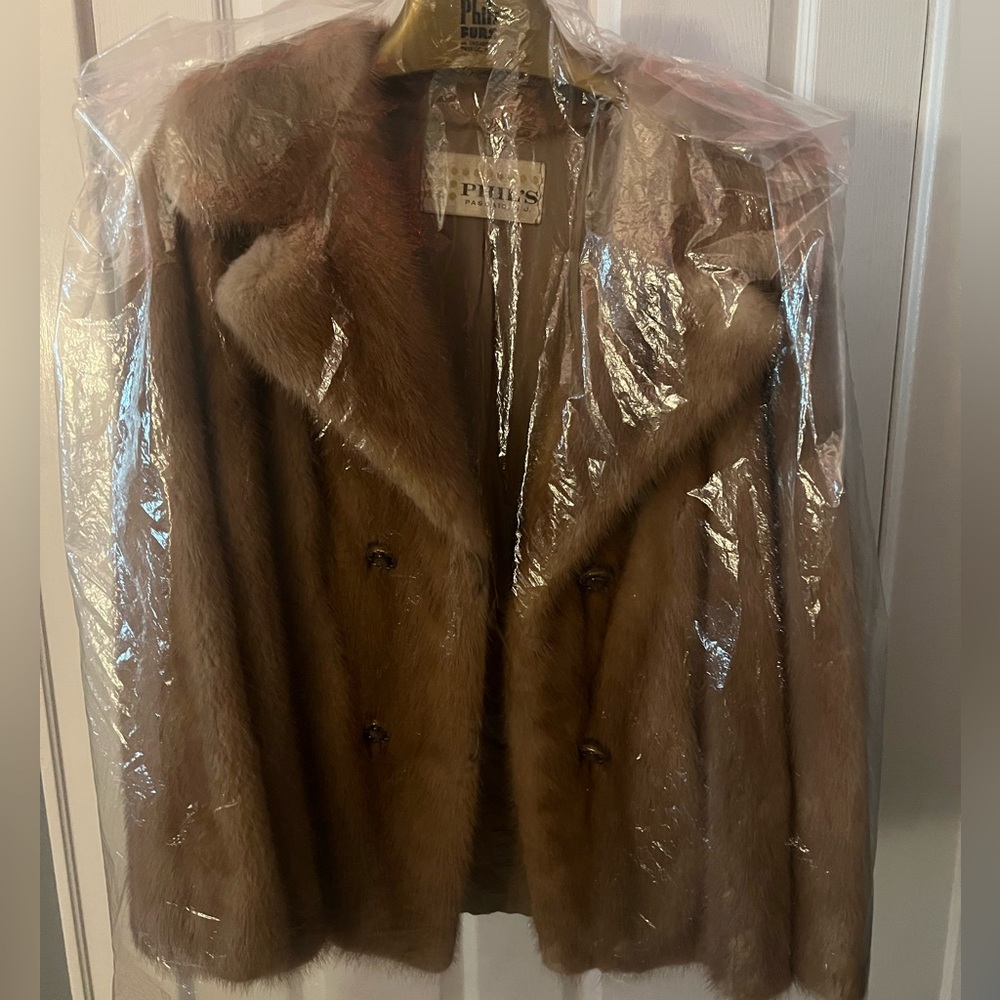 Genuine mink coat
